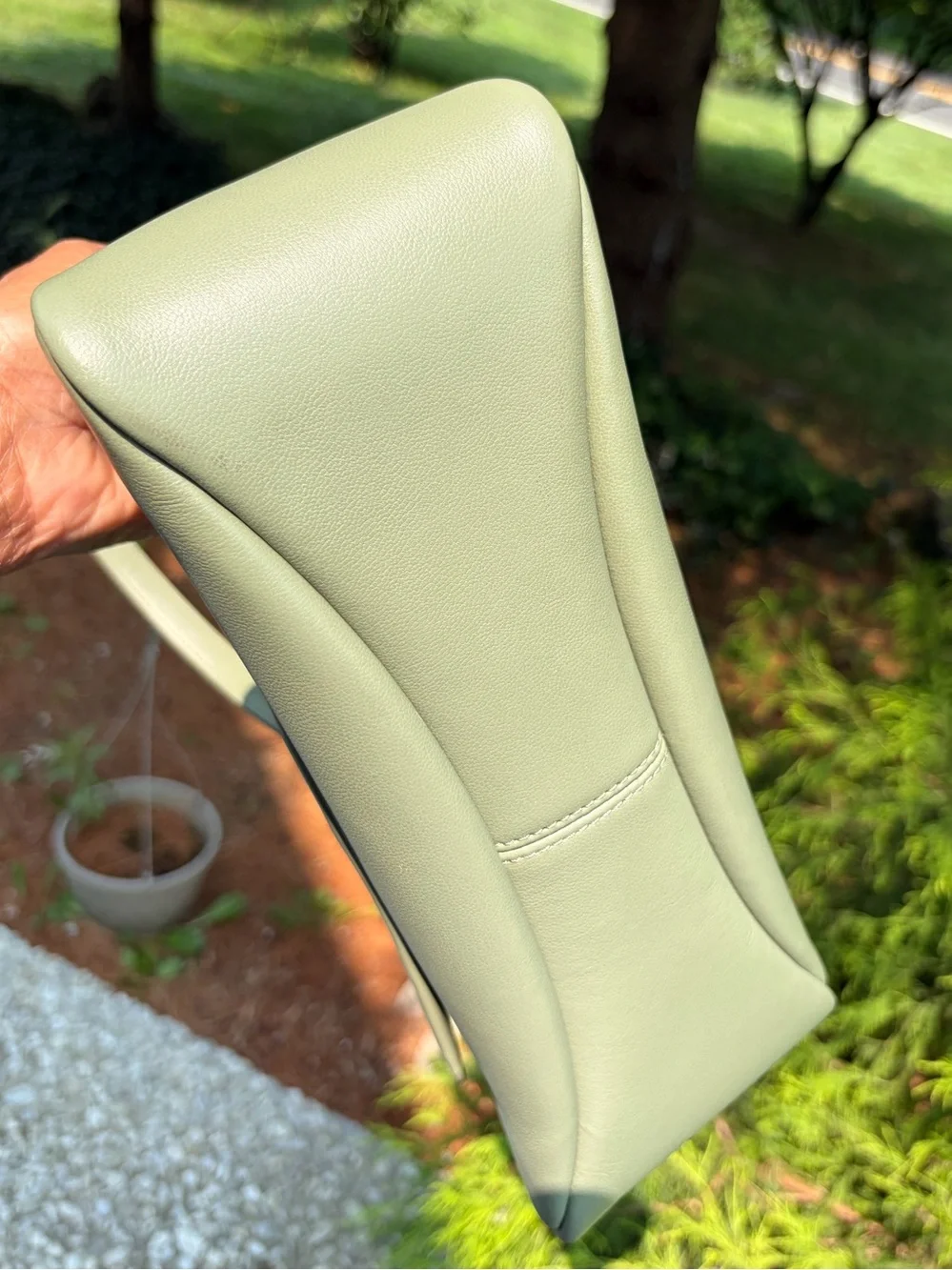Kate Spade New York Sage Green Leather Shoulder Bag ♠️